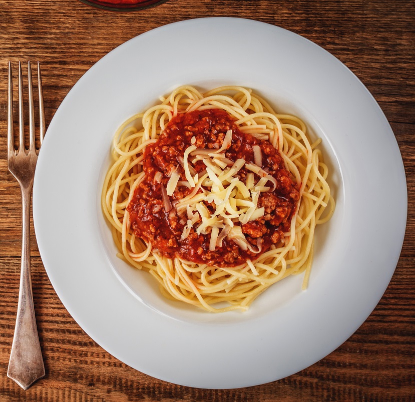 Vegetarische spaghetti Bolognese - Oma Jet en Tante Mina