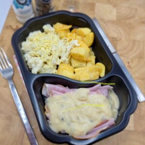 Beenham met honingmosterdsaus