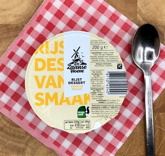 Zaanse hoeve rijst dessert vanille