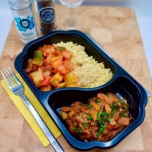 Provençaalse runderstoof met groenten couscous