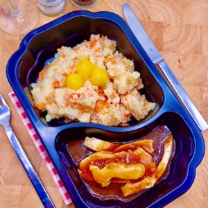 Stamppot v.d. week: hutspot met kipdij rollade