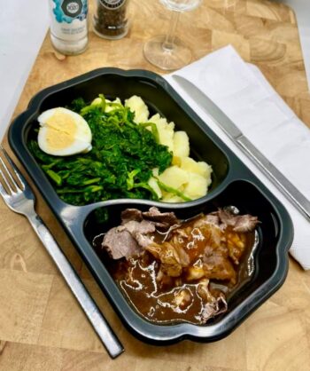 runderrolade aardappel spinazie