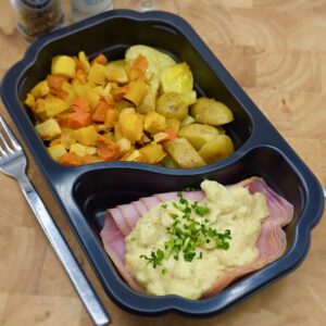 Beenham met honingmosterdsaus