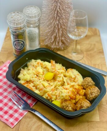 Veluwse hutspot met gehaktballetjes