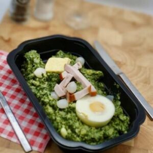 Stamppot v.d. week: spinazie met gerookte kip